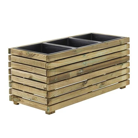 Cerland Horizon Outdoor Rectangular Wooden Planter 90cm 5 Cerland Horizon Outdoor Rectangular Wooden Planter 90cm - Image 5