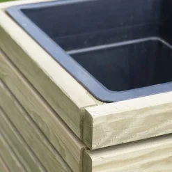 Cerland Horizon Outdoor Rectangular Wooden Planter 90cm 11 Cerland Horizon Outdoor Rectangular Wooden Planter 90cm -Florist Zone 004017 ZOOM 02 HD