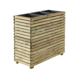 Cerland Horizon Outdoor Rectangular Wooden Planter Tall 90cm -Florist Zone 004033 HD20 20Copie
