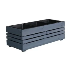 Cerland Geteborg Outdoor Rectangular Wooden Planter 91cm -Florist Zone 004681