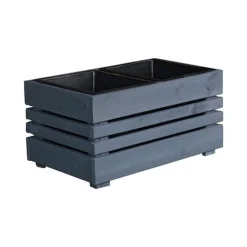 Cerland Geteborg Outdoor Rectangular Wooden Planter 62cm -Florist Zone 004682