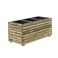 Cerland Horizon Outdoor Rectangular Wooden Planter 90cm 17 Cerland Horizon Outdoor Rectangular Wooden Planter 90cm -Florist Zone 3598740040174
