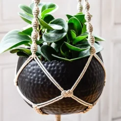 Hammered Bowl Black/Copper 19Cm -Florist Zone AC19B 2