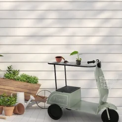 Idooka Green Metal Scooter Side Table