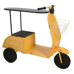 Idooka Green Metal Scooter Side Table -Florist Zone BT1000 BARS.YELLOW.Main
