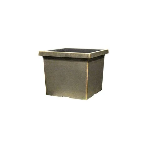 Tuscany Planter Square 37cm - Black Bronze Effect 1 Tuscany Planter Square 37cm - Black Bronze Effect