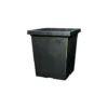 Tuscany Planter Tall Square 37cm - Black Bronze Effect