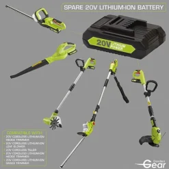 Garden Gear 20V Cordless Lithium-ion Grass Trimmer -Florist Zone G1168 Garden Gear Spare Battery 2000x2000 2 ANN2