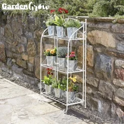 Three-tier Highbury Folding Metal Plant Stand -Florist Zone G2663 1