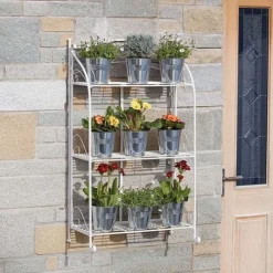 Three-tier Highbury Folding Metal Plant Stand -Florist Zone G2663 4