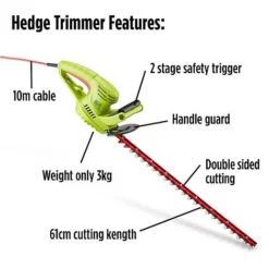 Garden Gear 600W Hedge Trimmer -Florist Zone G2759 8