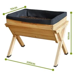 Garden Grow Large Wooden Planter -Florist Zone G385920Annotated20image