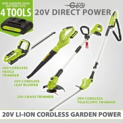 Garden Gear 20V Cordless Lithium-ion Leaf Blower -Florist Zone Garden Gear product group battery diagram1