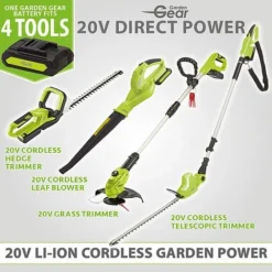 Garden Gear 20V Cordless Lithium-ion Grass Trimmer -Florist Zone Garden Gear product group battery diagram3