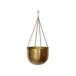 Florist Zone 22 Indoor Mayfair Antique Brass Hanging Planter H21Cm D30Cm