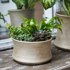 Luxe Bowl White Gold H14CM D24CM -Florist Zone LBWG24 1