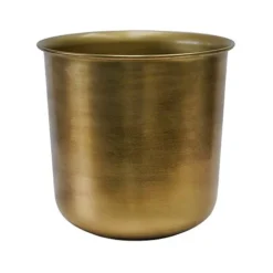 Outdoor Hampton Antique Brass Metal Planter H28Cm W27.5Cm