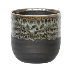 Olivine Reactive Glaze Planter H25Cm D25Cm