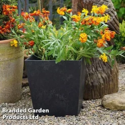 Sonata Garden Planters -Florist Zone PLAN SLATE33CM S48177