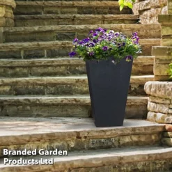 Sonata Garden Planters -Florist Zone PLAN SLATE50CM S48190